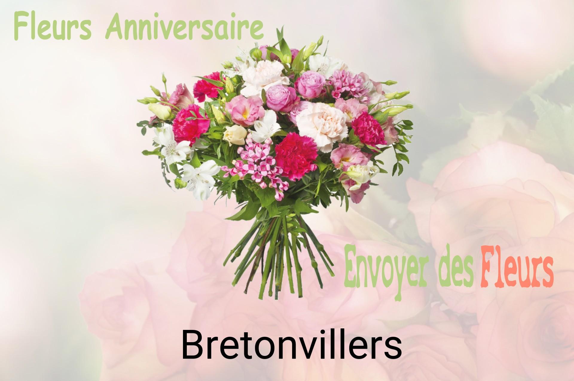 Bouquet de fleurs d’anniversaire livré à Bretonvillers
